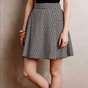 Anthropologie Ranna Gill Harper Flared Skirt Size Small
